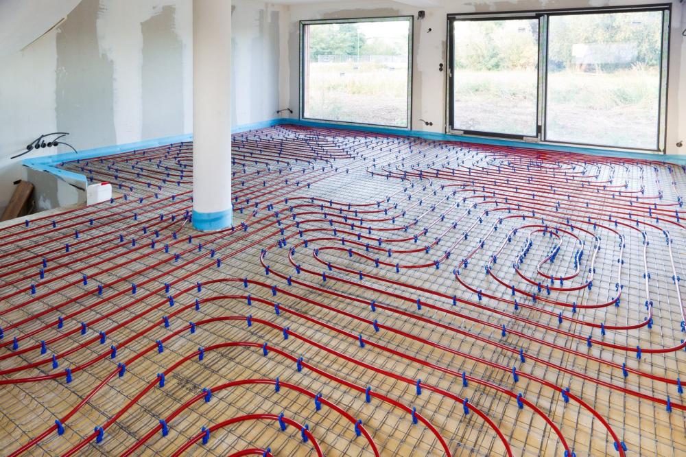 Installation chauffage au sol